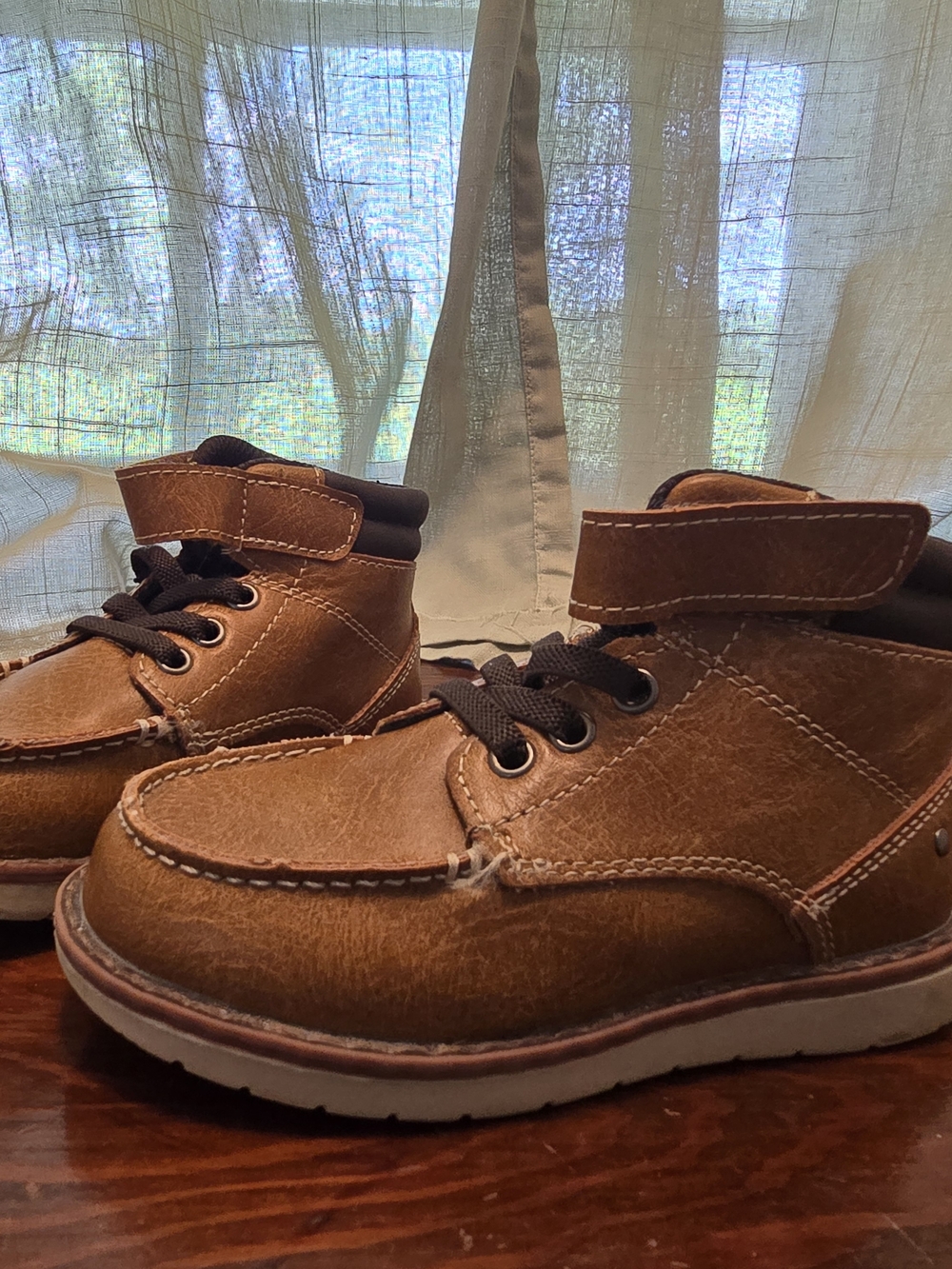 Kids Brown Leather Casual Boots - Comfortable Everyday Shoes